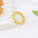 Geometry Fashion Design 925 Sterling Silver Ring Gemstone Clavicle Chain Ice Out 925 Sterling Silver Necklace Jewelry