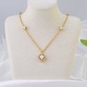 Customized Fashion Design Dainty Gold Plated With Ice Out Zircon Cross Chain S925 Sterling Silver Jewelry Necklace