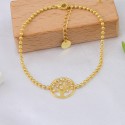 New style Hot Sell gold-plated tree pendant Bracelet Bangle Charm 925 sterling silver For Women Lady