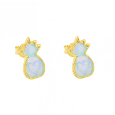 New minimalist Opal stone earrings with a caring and stylish design, fashionable earrings, and high-end S925 sterling silver jewelry